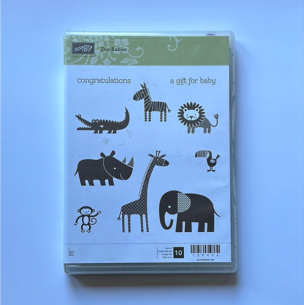 Zoo Babies | Retired Clear Mount Stamp Set | Stampin' Up!