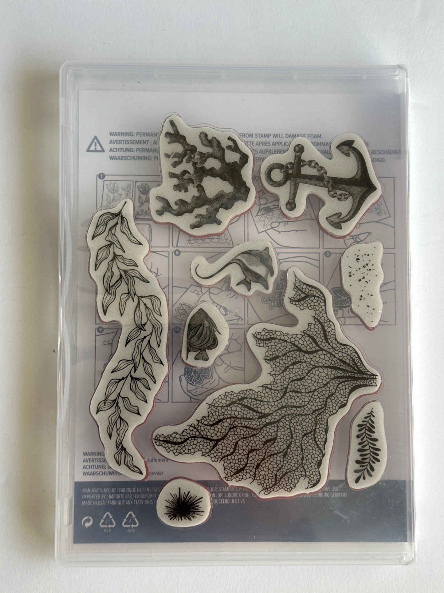 Beauty of the Deep Bundle | Retired Cling Mount Stamp Set and Dies | Stampin' Up!