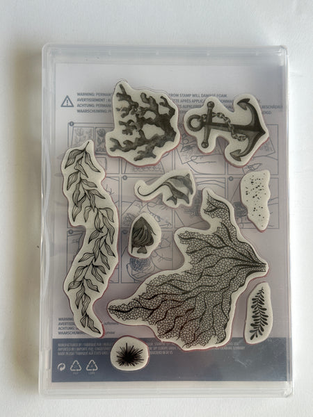 Beauty of the Deep Bundle | Retired Cling Mount Stamp Set and Dies | Stampin' Up!