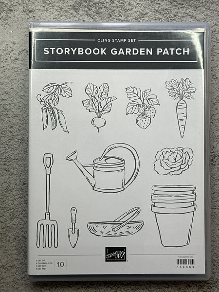 Storybook Garden Patch Bundle | Retired Cling Mount Stamp Set and Dies | Stampin' Up!