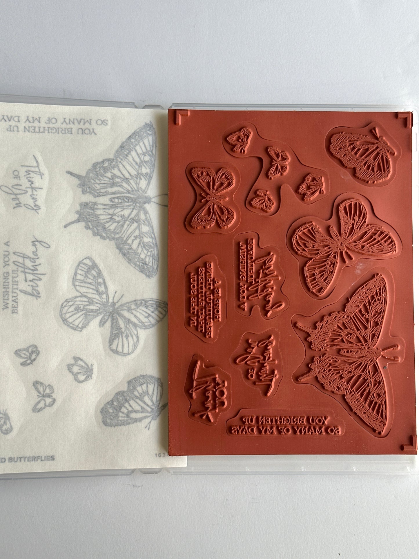 Sketched Butterflies | Retired Cling Mount Stamp Set | Stampin' Up!