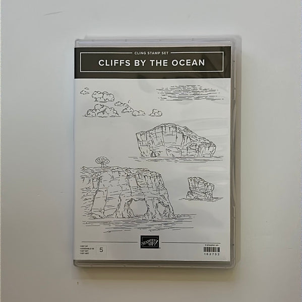 Cliffs By The Ocean | Retired Cling Mount Stamp Set | Stampin' Up!