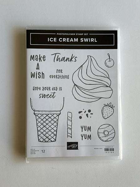 Ice Cream Swirl | Retired Photopolymer Stamp Set | Stampin' Up!