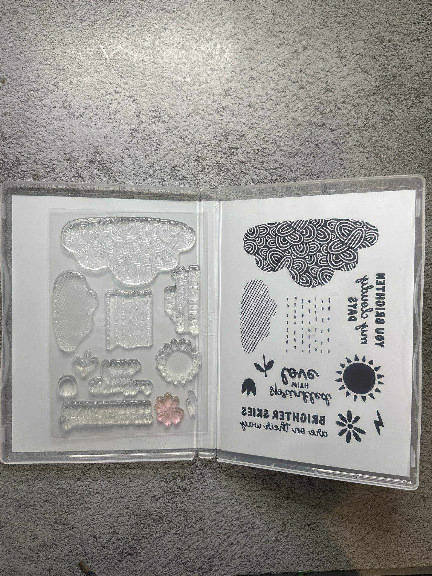 Bright Skies Bundle | Retired Photopolymer Mount Stamp Set and Dies | Stampin' Up!