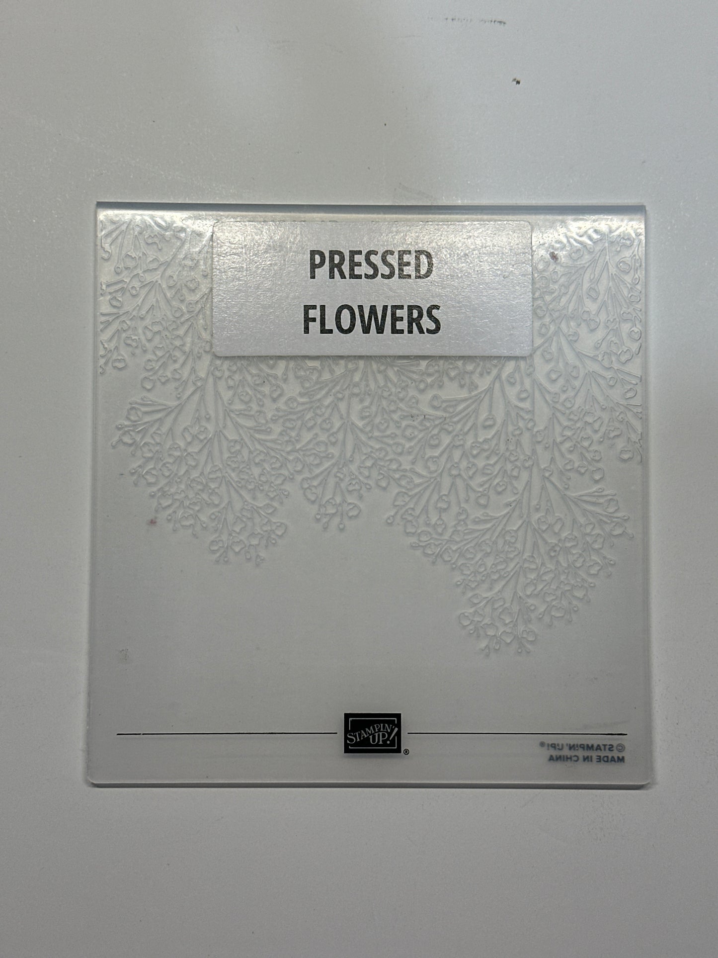 Pressed Flowers Embossing Folder | Retired Embossing Folder | Stampin' Up!