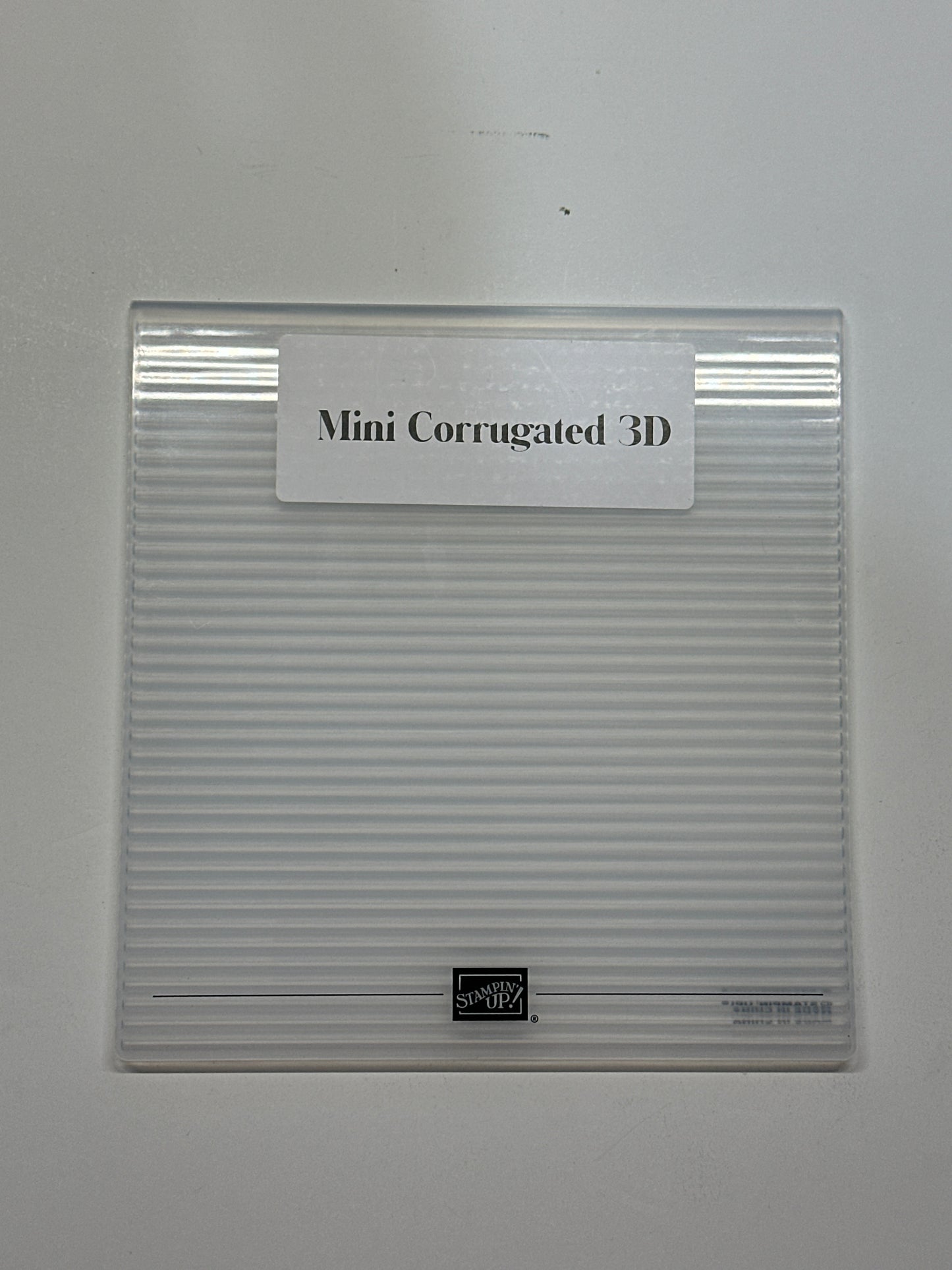 Mini-Corrugated 3D Embossing Folder | Retired Embossing Folder | Stampin' Up!