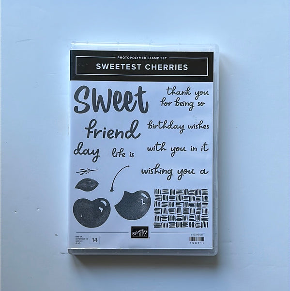 Sweetest Cherries | BRAND NEW, NEVER USED! | Retired Photopolymer Stamp Set | Stampin' Up!