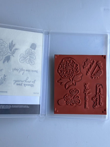 Handmade Designs | Retired Cling Mount Stamp Set | Stampin' Up!