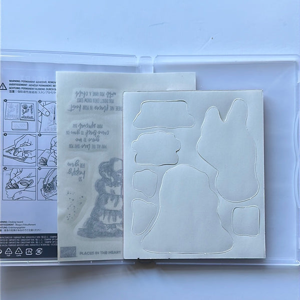 Places in the Heart | BRAND NEW, NEVER USED! | Retired Cling Mount Stamp Set | Stampin' Up!