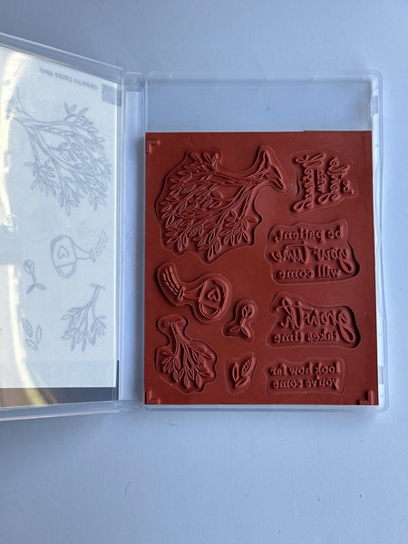 Growth Takes Time | Retired Cling Mount Stamp Set | Stampin' Up!