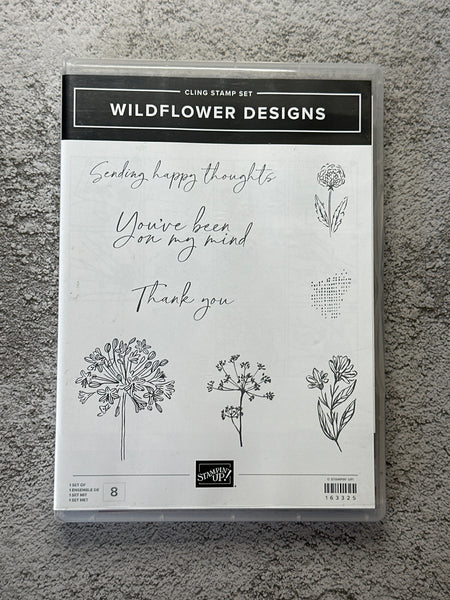 Wildflower Designs Bundle | Retired Cling Mount Stamp Set and Dies | Stampin' Up!