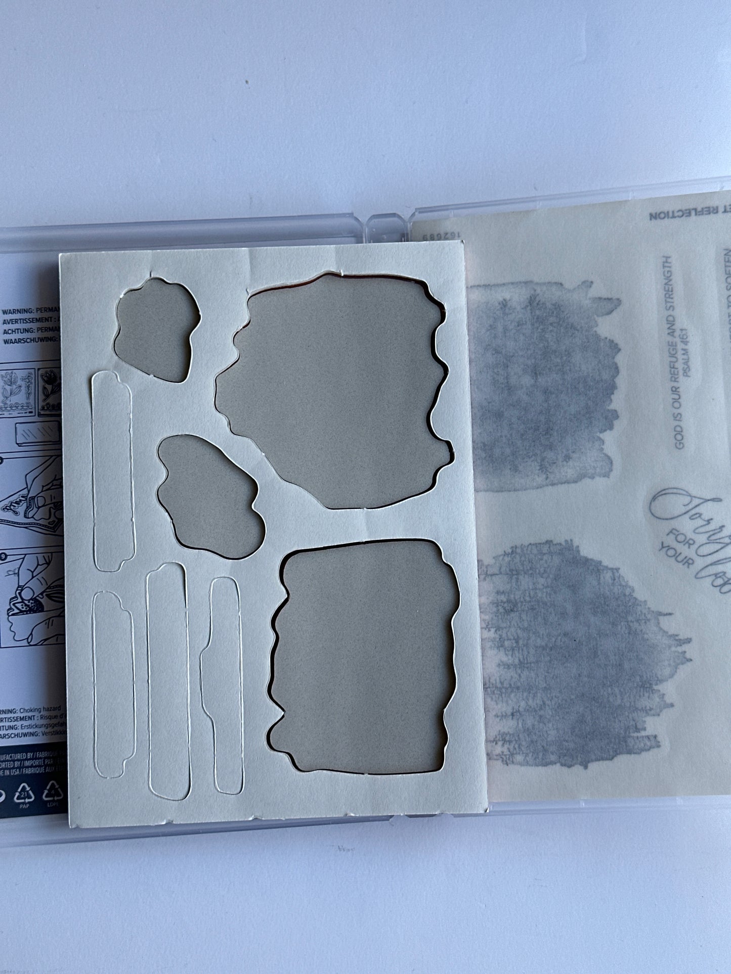 Quiet Reflection | Retired Cling Mount Stamp Set | Stampin' Up!