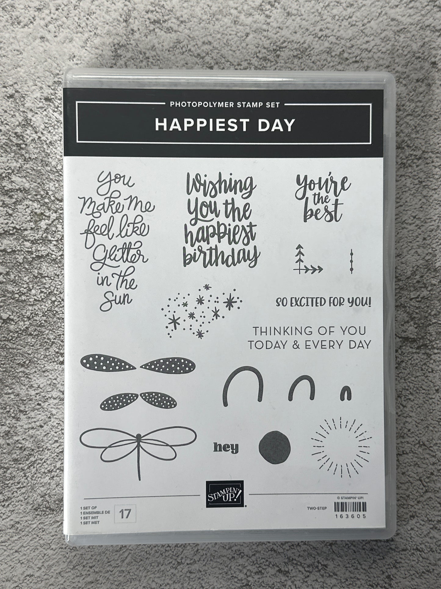 Happiest Day | Retired Photopolymer Stamp Set | Stampin' Up!