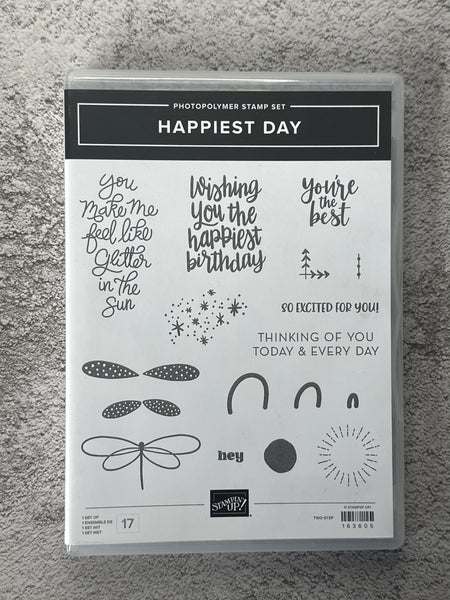 Happiest Day | Retired Photopolymer Stamp Set | Stampin' Up!