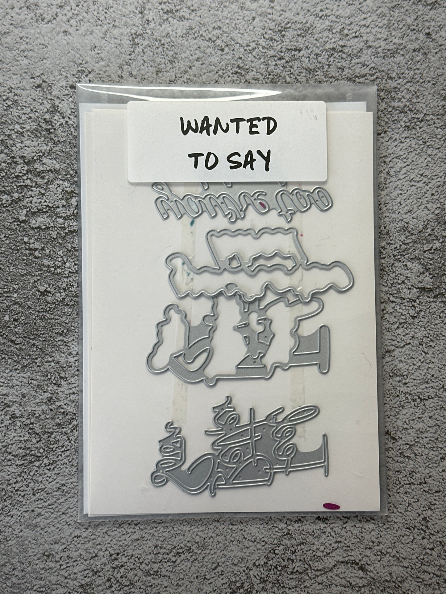 Wanted to Say Dies | Retired Die Collection | Stampin' Up!