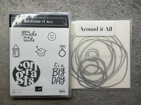 Around it All Bundle | Retired Photopolymer Mount Stamp Set and Dies | Stampin' Up!