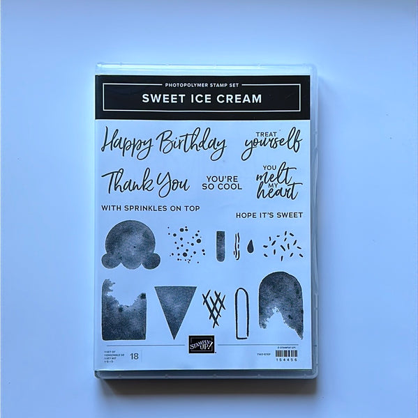 Sweet Ice Cream | Retired Photopolymer Stamp Set | Stampin' Up!