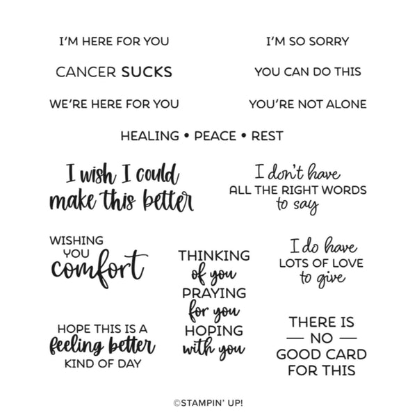Comforting Thoughts | Retired Photopolymer Stamp Set | Stampin' Up!