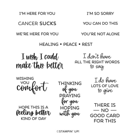 Comforting Thoughts | Retired Photopolymer Stamp Set | Stampin' Up!
