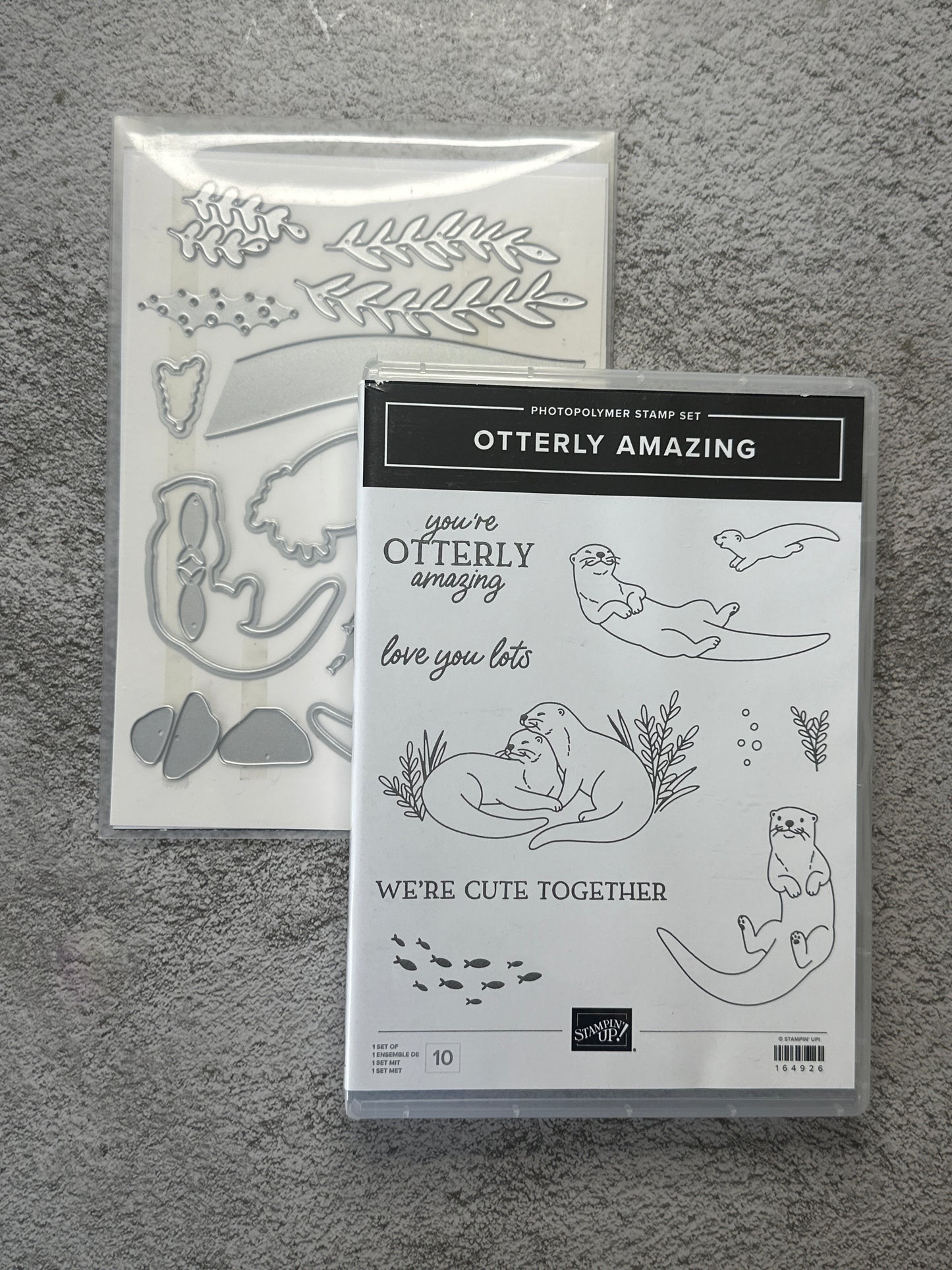 Otterly Amazing Bundle | Retired Photopolymer Mount Stamp Set and Dies | Stampin' Up!
