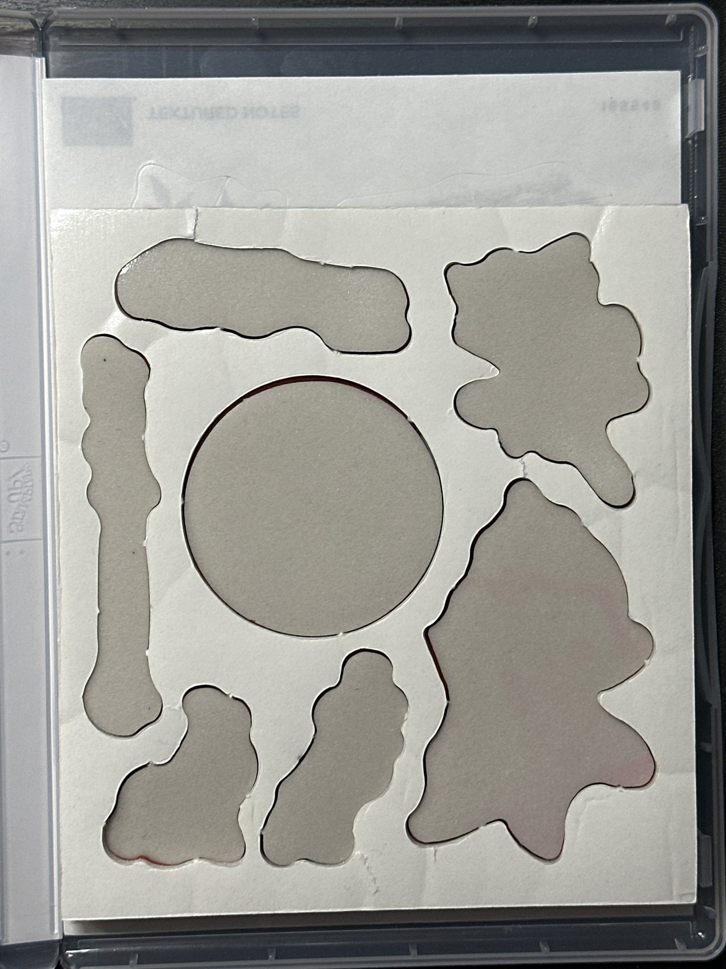 Textured Notes Bundle | Retired Cling Mount Stamp Set and Dies | Stampin' Up!