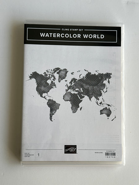 Watercolor World | Retired Cling Mount Stamp Set | Stampin' Up!