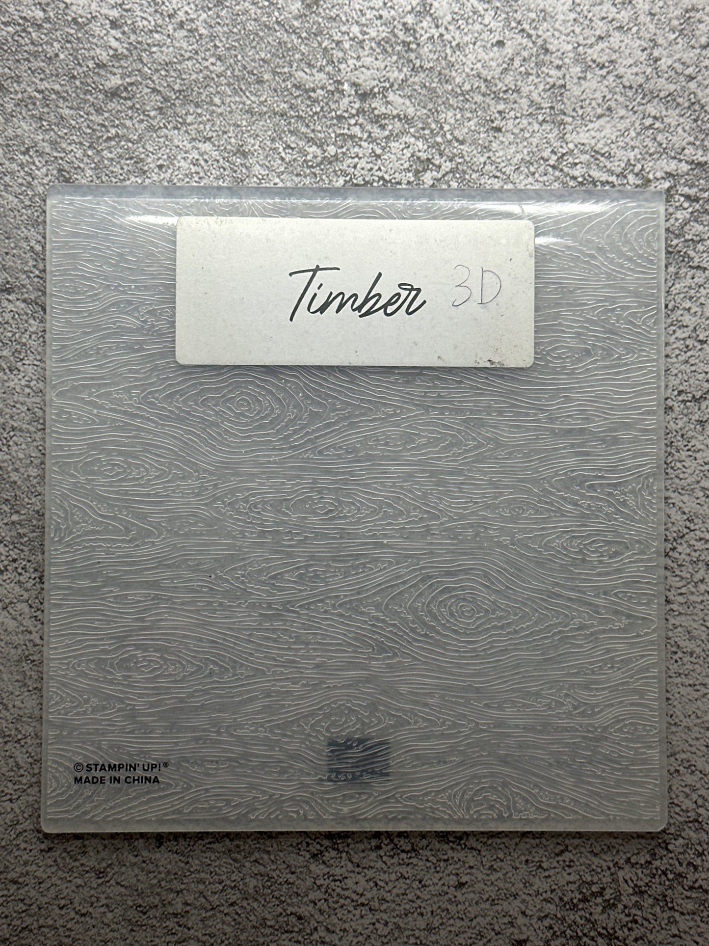 Timber 3D Embossing Folder | Retired Embossing Folder | Stampin' Up!