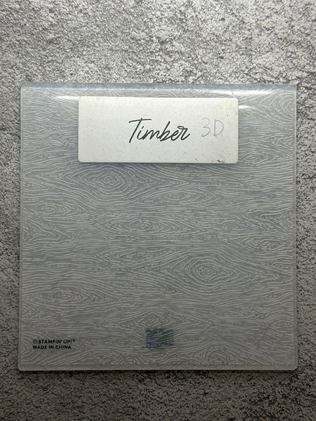 Timber 3D Embossing Folder | Retired Embossing Folder | Stampin' Up!