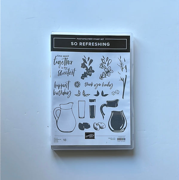 So Refreshing | Retired Photopolymer Stamp Set | Stampin' Up!