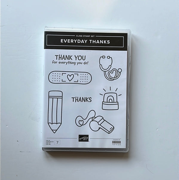 Everyday Thanks | Retired Cling Mount Stamp Set | Stampin' Up!