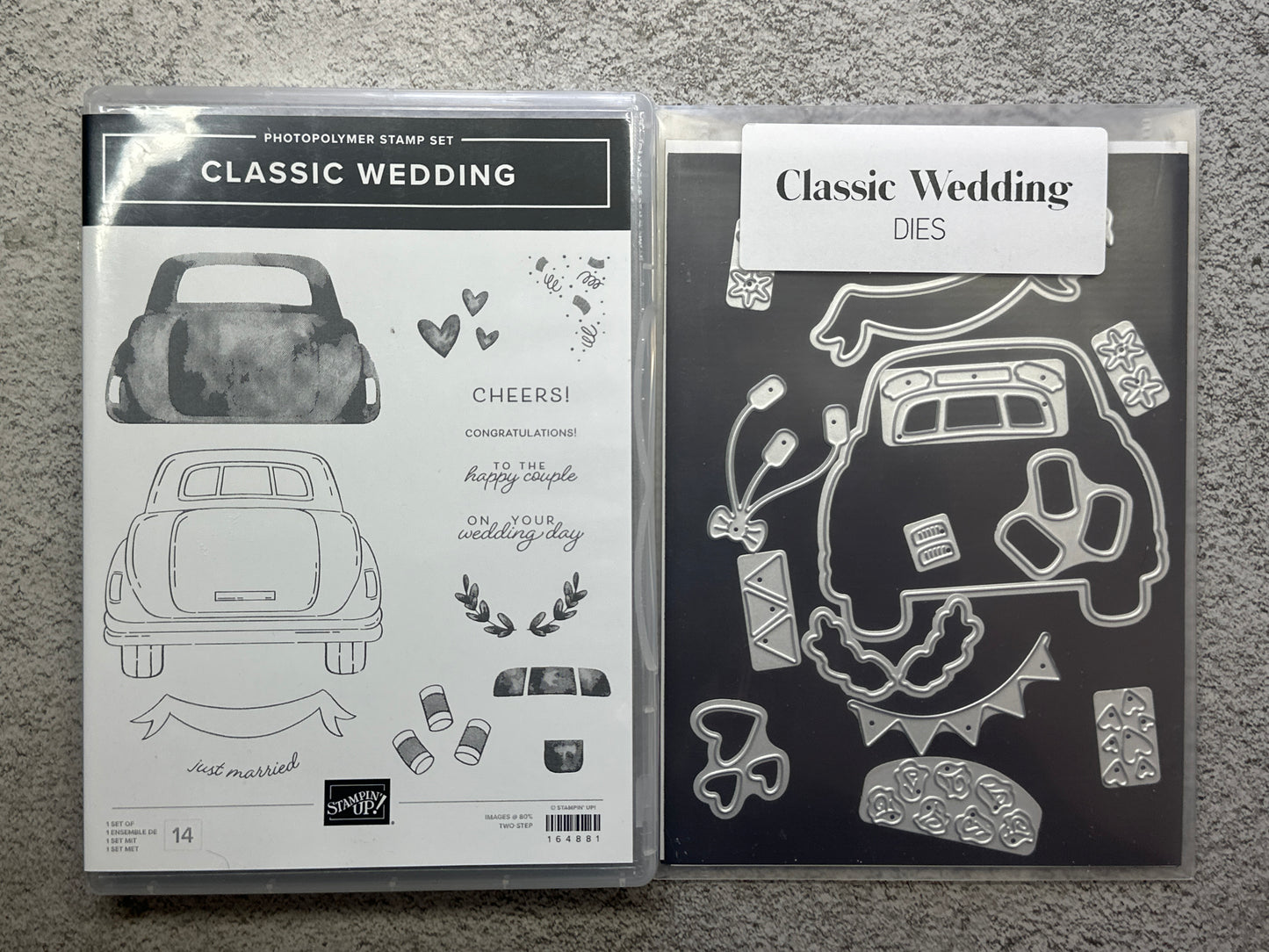 Classic Wedding Bundle | Retired Photopolymer Mount Stamp Set and Dies | Stampin' Up!
