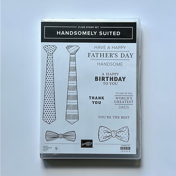 Handsomely Suited | Retired Cling Mount Stamp Set | Stampin' Up!