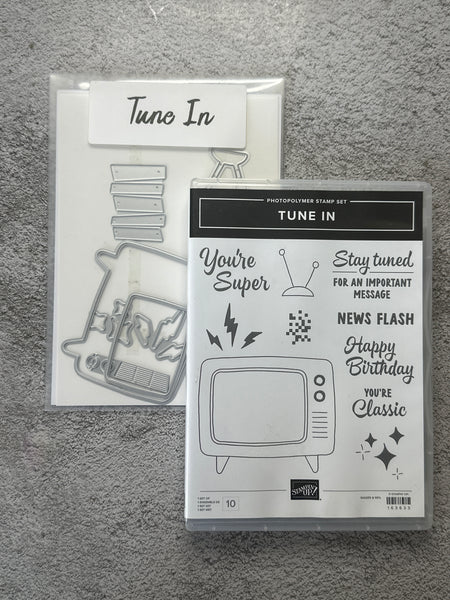 Tune In Bundle | Retired Photopolymer Mount Stamp Set and Dies | Stampin' Up!
