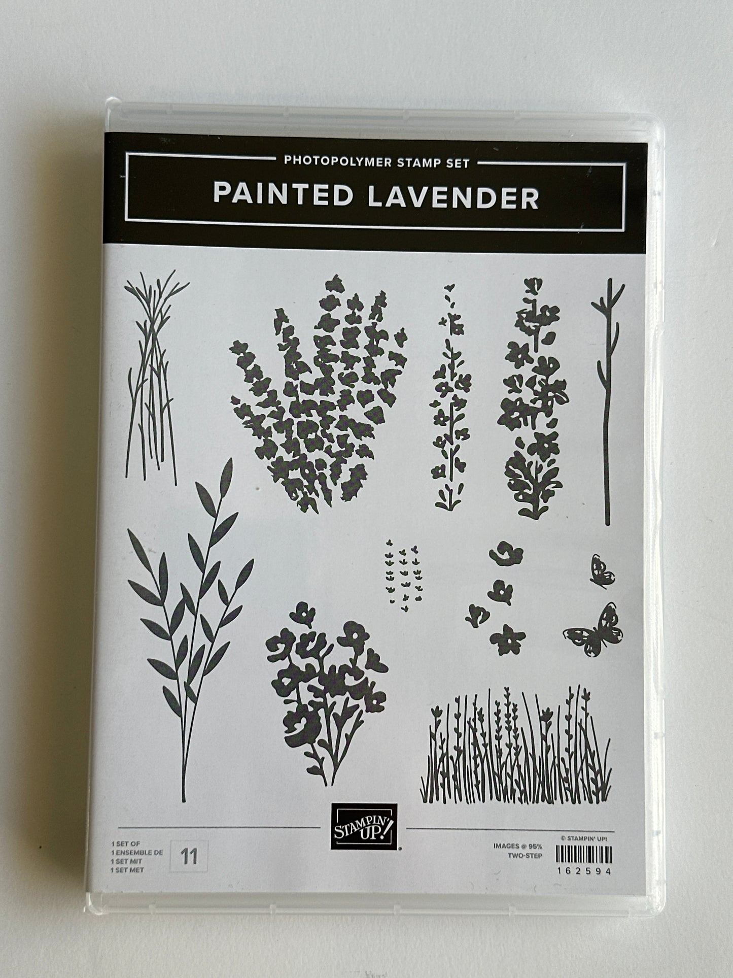 Painted Lavender Bundle| Retired Photopolymer Stamp Set and Dies | Stampin' Up!