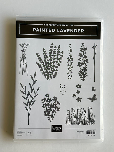 Painted Lavender Bundle| Retired Photopolymer Stamp Set and Dies | Stampin' Up!