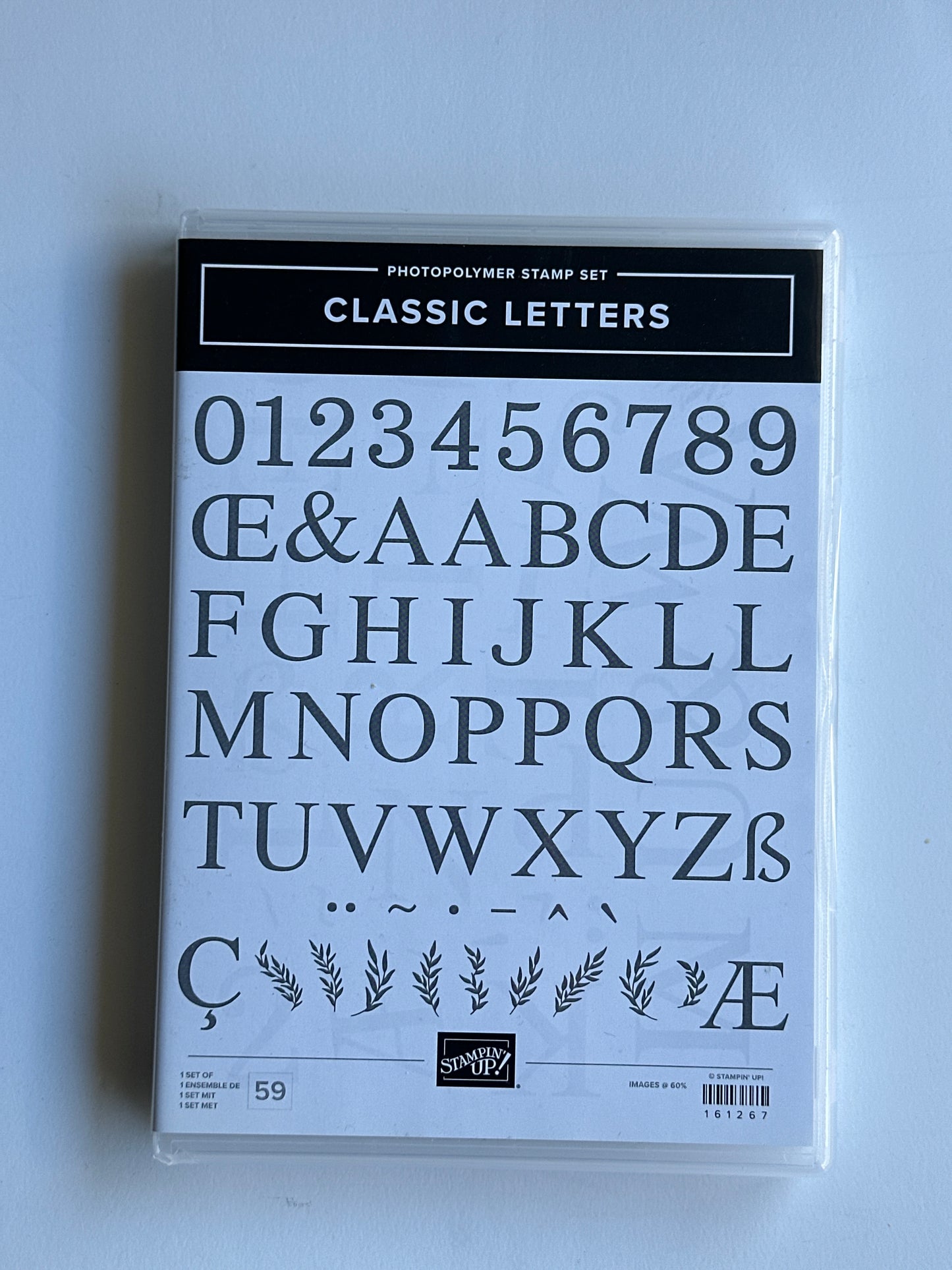 Classic Letters | BRAND NEW, NEVER USED! | Retired Photopolymer Stamp Set | Stampin' Up!