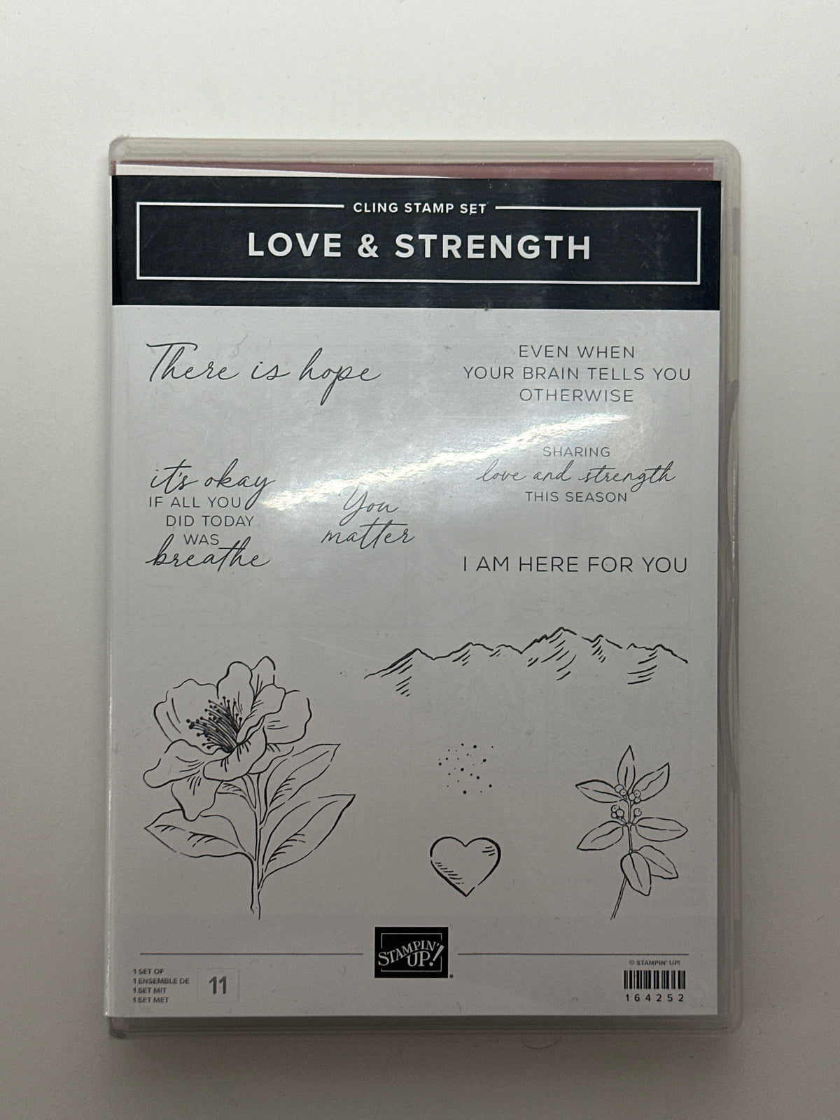 Love & Strength | Retired Cling Mount Stamp Set | Stampin' Up!