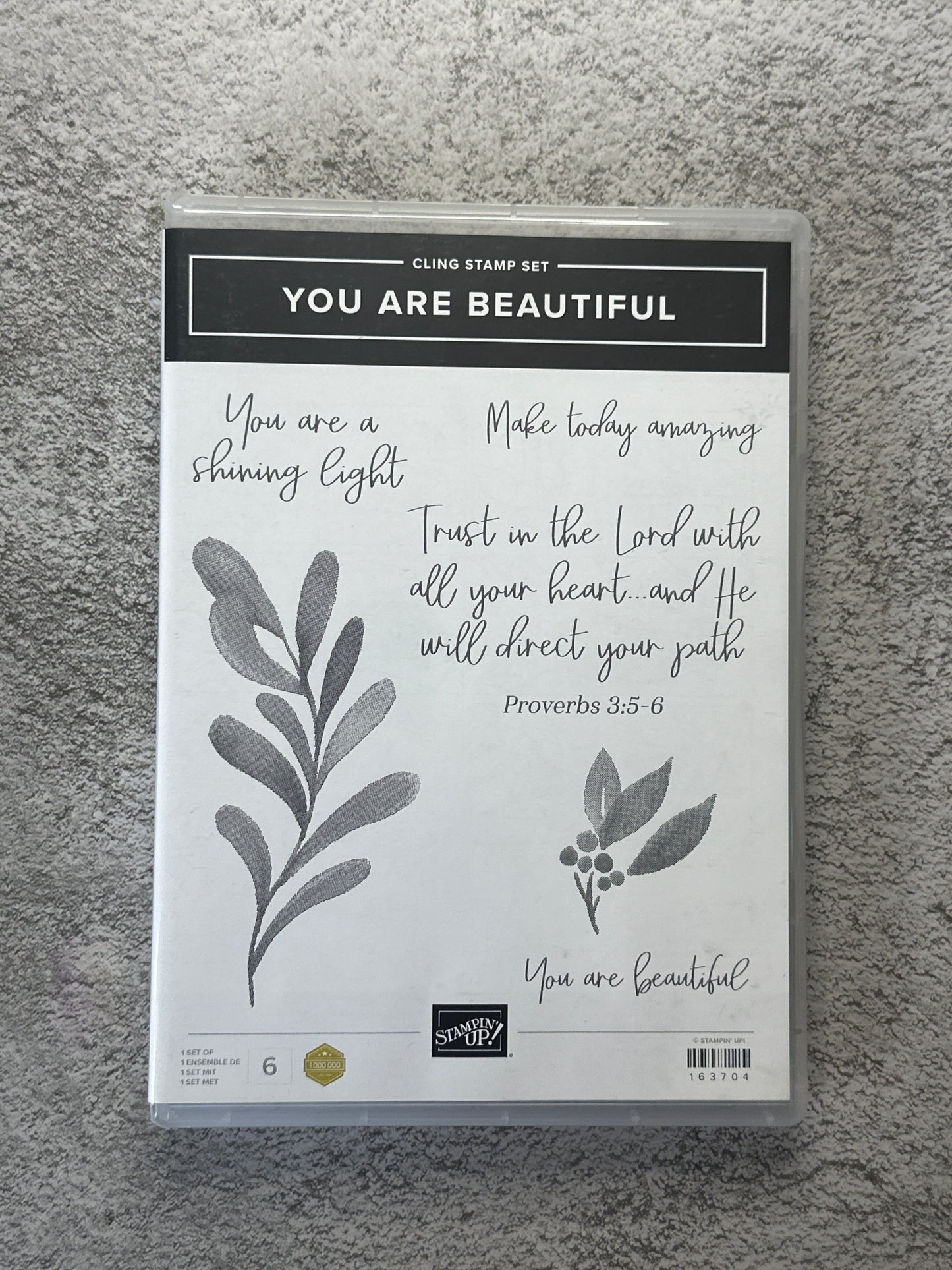 You are Beautiful | Retired Cling Mount Stamp Set | Stampin' Up!