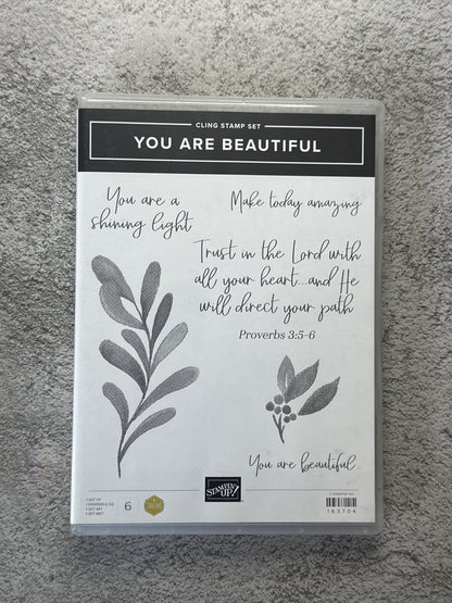 You are Beautiful | Retired Cling Mount Stamp Set | Stampin' Up!