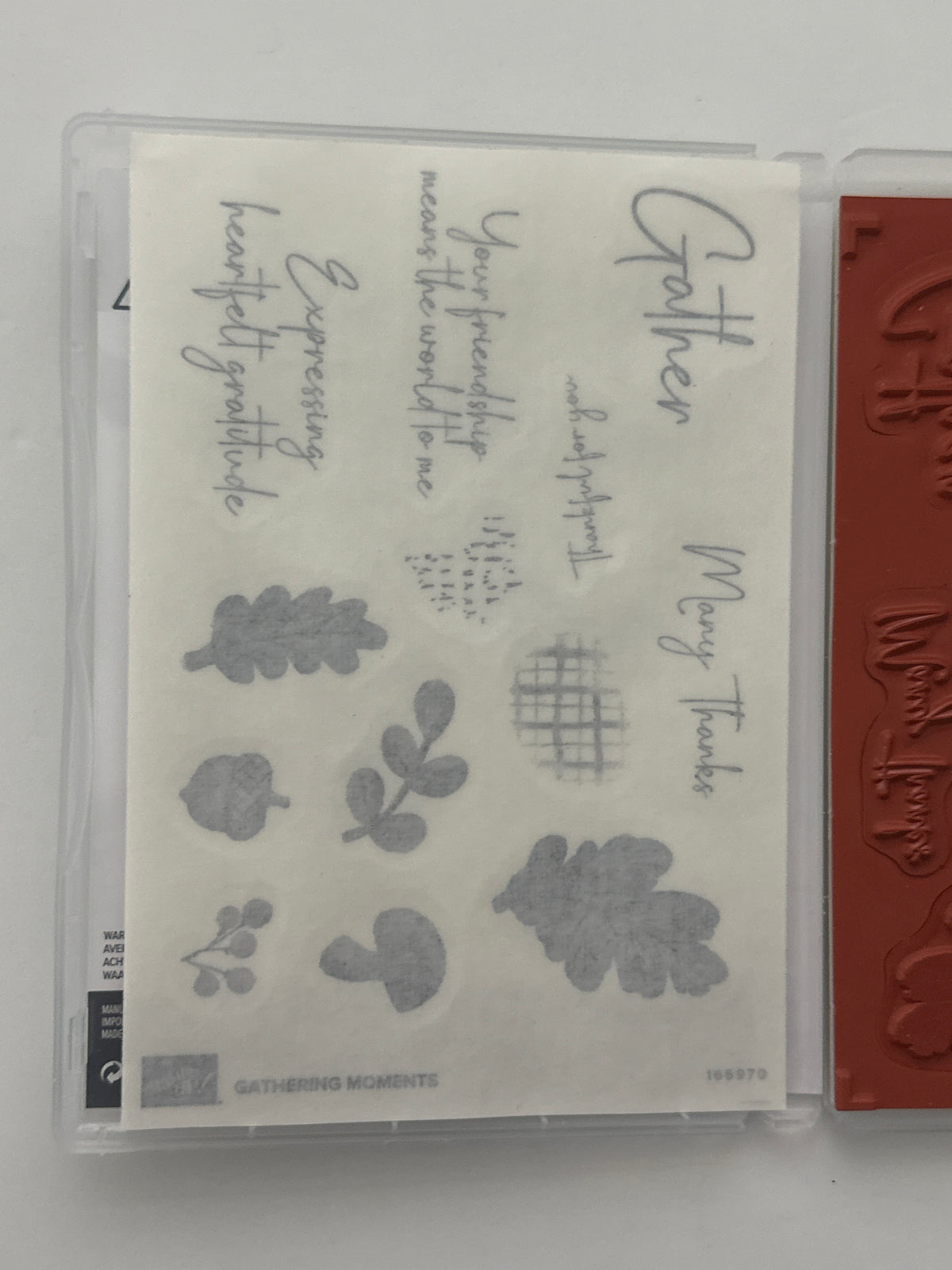Gathering Moments Bundle | Retired Photopolymer Mount Stamp Set and Dies | Stampin' Up!