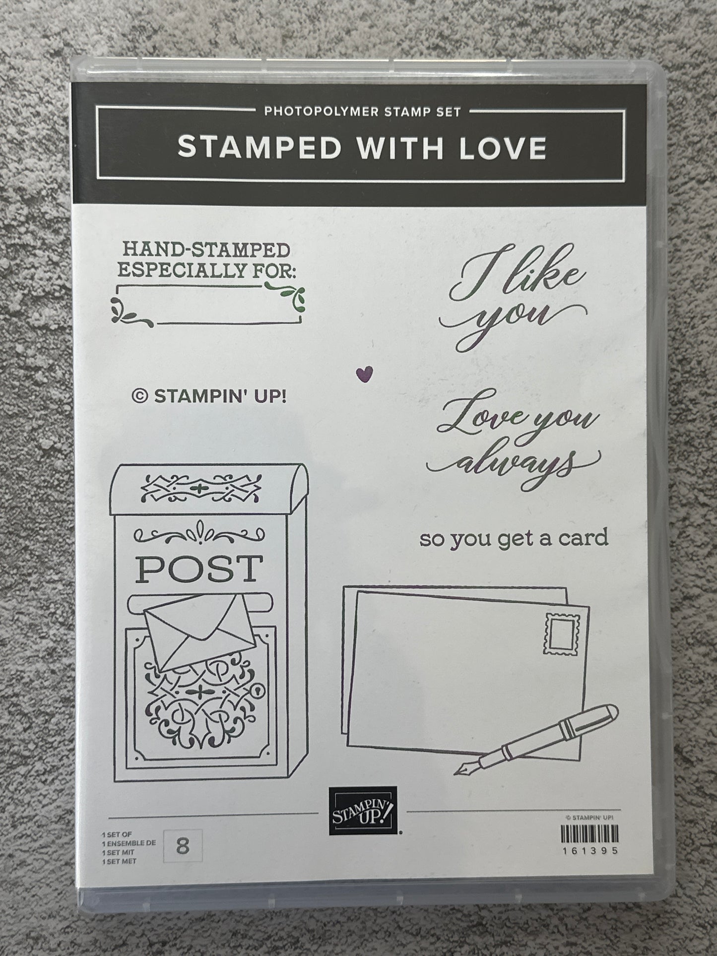 Stamped with Love | Retired Photopolymer Stamp Set | Stampin' Up!