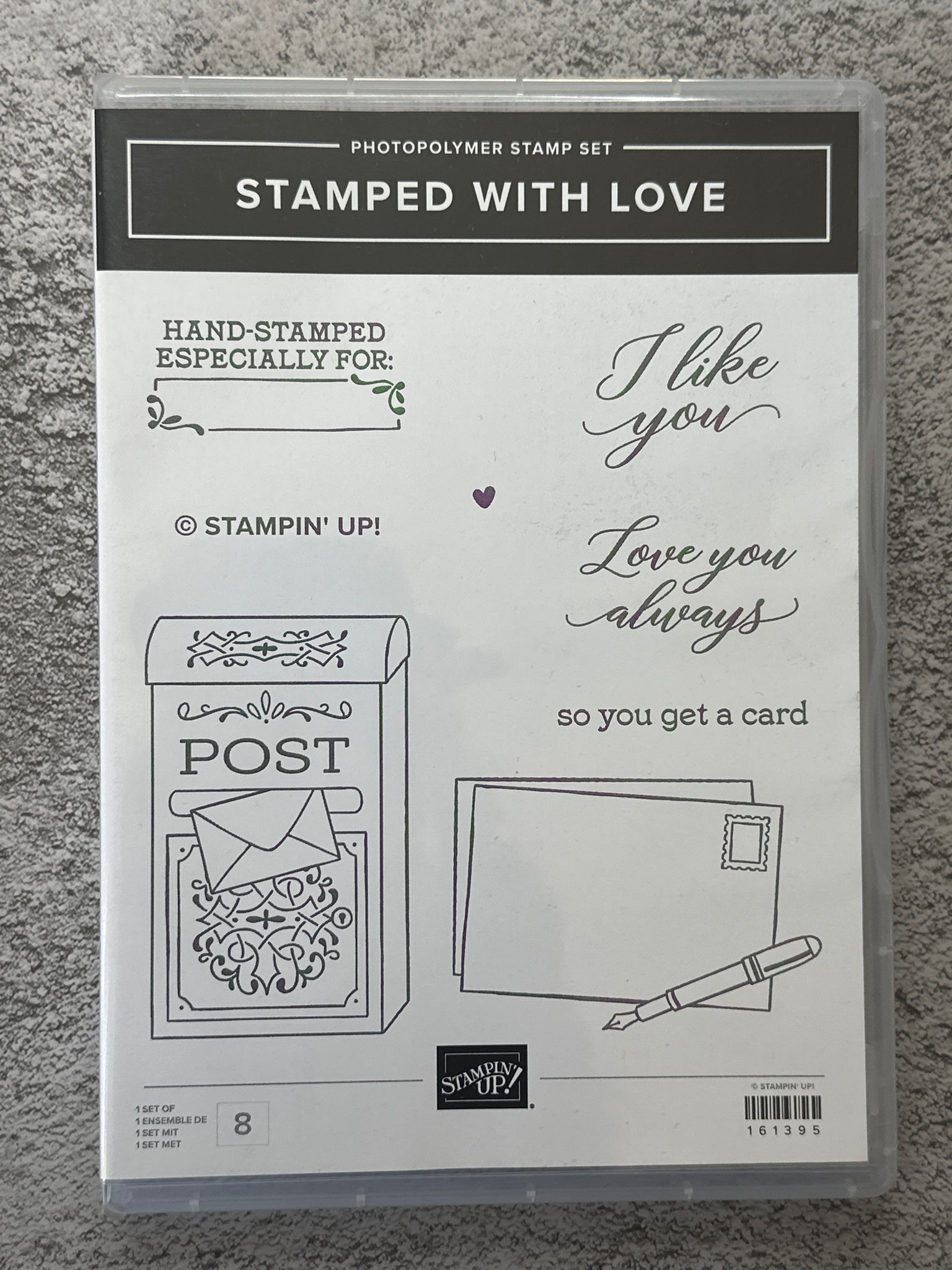 Stamped with Love | Retired Photopolymer Stamp Set | Stampin' Up!
