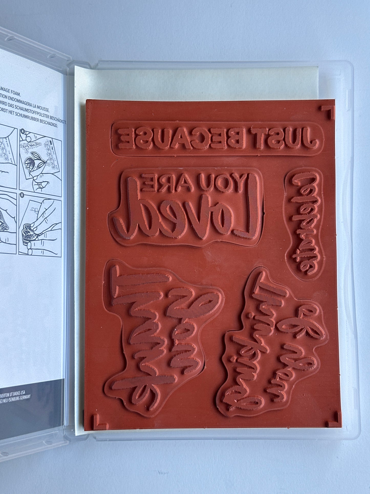 Softly Said | Retired Cling Mount Stamp Set | Stampin' Up!