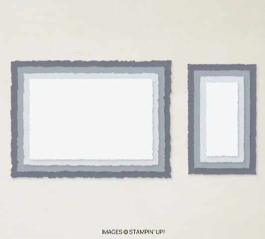 Deckled Rectangles Dies | Retired Die Collection | Stampin' Up!