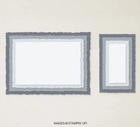 Deckled Rectangles Dies | Retired Die Collection | Stampin' Up!