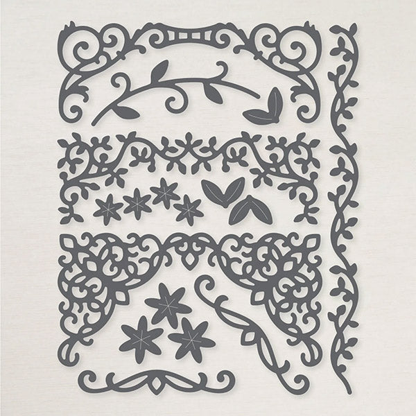 Delicate Framing Bundle | Retired Photopolymer Mount Stamp Set and Dies | Stampin' Up!