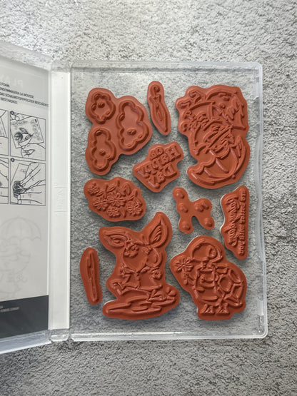 Playing in the Rain Bundle | Retired Cling Mount Stamp Set and Dies | Stampin' Up!