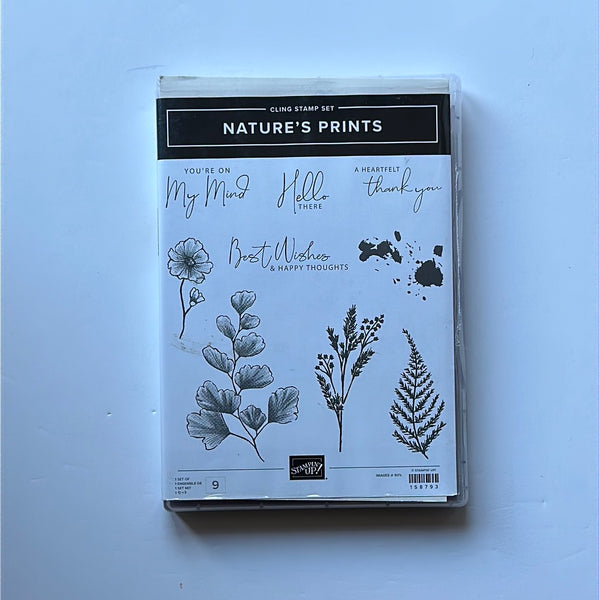 Nature's Prints | Retired Cling Mount Stamp Set | Stampin' Up!
