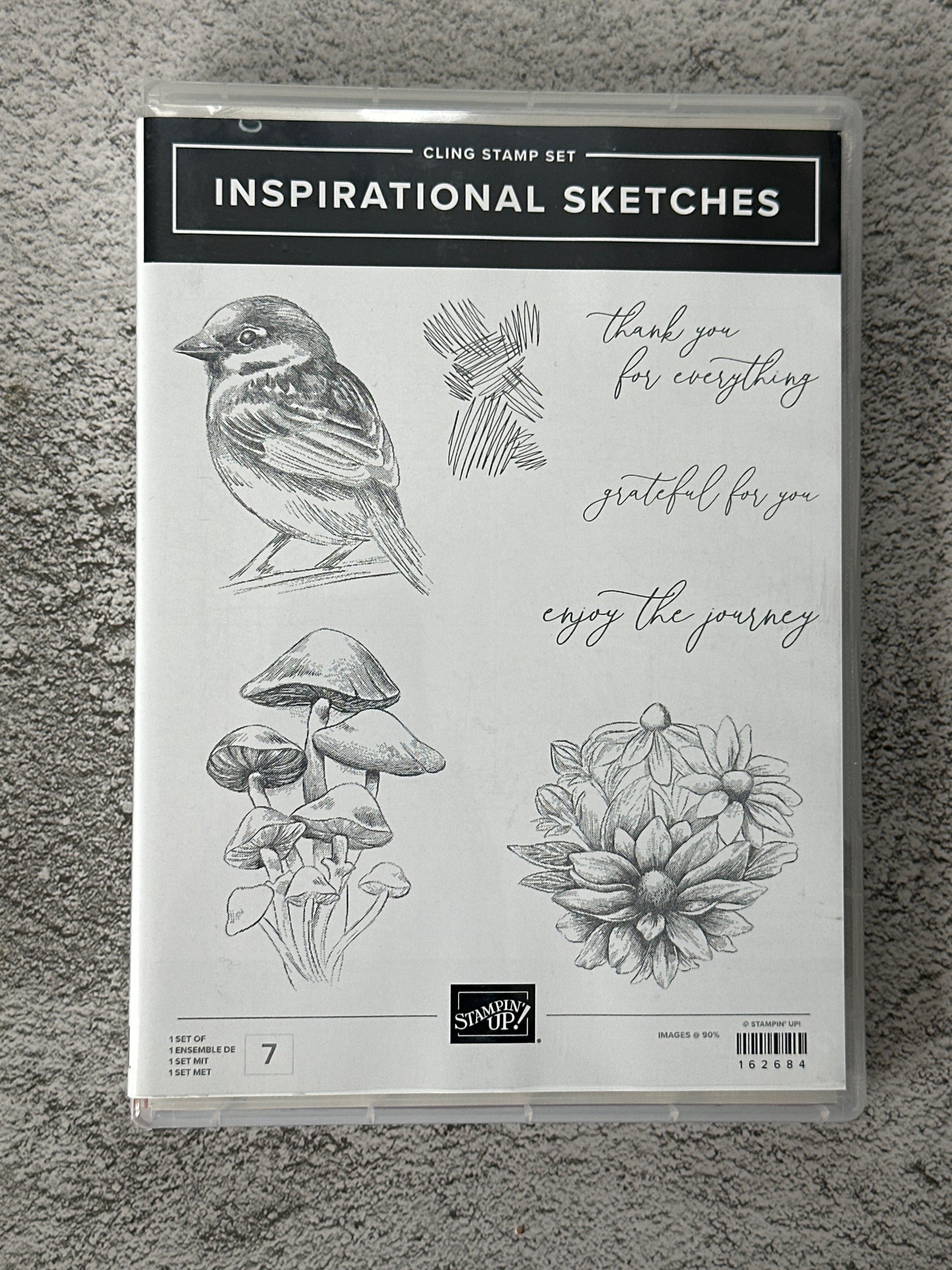 Inspirational Sketches | Retired Cling Mount Stamp Set | Stampin' Up!