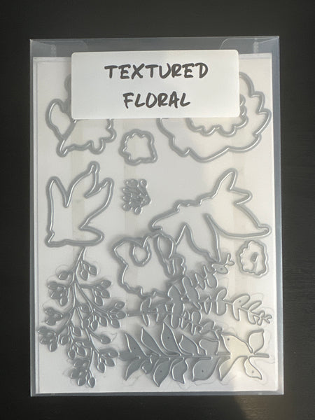Textured Floral Bundle | Retired Photopolymer Mount Stamp Set and Dies | Stampin' Up!